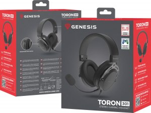 Słuchawki Genesis Toron 301 Czarne (NSG-2160) 7