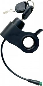 INOPARTS Manetka ze stacyjką + 2 kluczyki złącze 5 pin do Kugoo KuKirin G2 PRO (2022) / G2 MAX 5