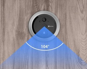 Kamera IP Ezviz Wizjer Elektroniczny DP1C EZVIZ DP1C WiFi z Kamerą IP Smart Dzwonek 5