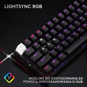 Klawiatura Logitech Pro X 60 Lightspeed GX Brown (920-011911) + G733 Lightspeed Czarne (981-000864) 8