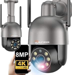 Kamera IP Eurolook Obrotowa kamera IP Wi-Fi 8MP EUROLOOK K-8 1