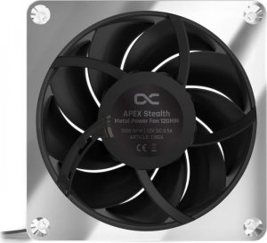 Wentylator Alphacool Apex Stealth Metal Power 120 mm Srebrny (13824) 3