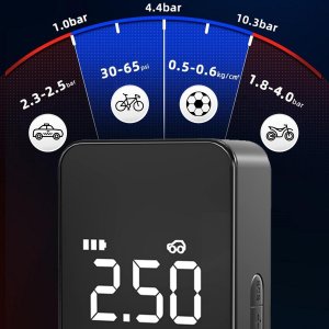 Triton Bezprzewodowa pompka elektryczna (kompresor) 6000 mAh Heckermann L3020 9