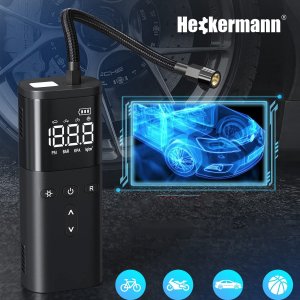 Heckermann Bezprzewodowa pompka elektryczna (kompresor) 4000 mAh Heckermann 8005 7