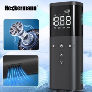 Heckermann Bezprzewodowa pompka elektryczna (kompresor) 4000 mAh Heckermann 8005 9