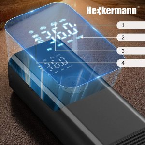 Heckermann Bezprzewodowa pompka elektryczna (kompresor) 6000 mAh Heckermann CZK-3690 6