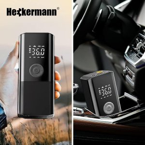Heckermann Bezprzewodowa pompka elektryczna (kompresor) 6000 mAh Heckermann CZK-3690 8