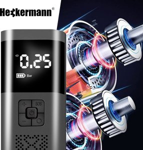 Heckermann Bezprzewodowa pompka elektryczna (kompresor) 4000 mAh Heckermann VC-027 8