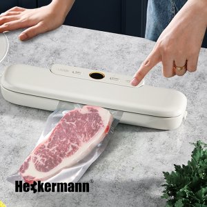 Heckermann Zgrzewarka próżniowa do pakowania żywności Heckermann JL-VS8808 + folia 20x600 cm - Biały 4