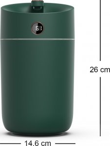 Nawilżacz powietrza Heckermann Nawilżacz powietrza ultradźwiękowy Cronos Airose 3L 12