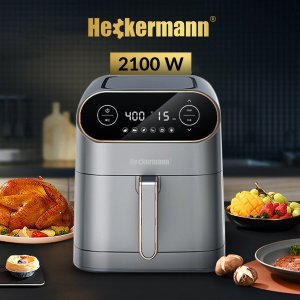 Frytkownica beztłuszczowa Heckermann Frytkownica beztłuszczowa 7L Heckermann AF06 2