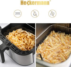 Frytkownica beztłuszczowa Heckermann Frytkownica beztłuszczowa 7L Heckermann AF06 5