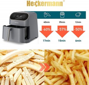 Frytkownica beztłuszczowa Heckermann Frytkownica beztłuszczowa 7L Heckermann AF06 7