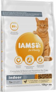 IAMS IAMS-Sucha karma for Vitality Indoor dla dorosłych i starszych kotów niewychodzących z domu, kurczakiem 10kg 1