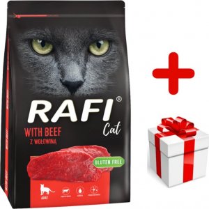 Dolina Noteci DOLINA NOTECI Rafi Cat karma sucha dla kota z wołowiną 7kg + niespodzianka dla kota GRATIS! 1
