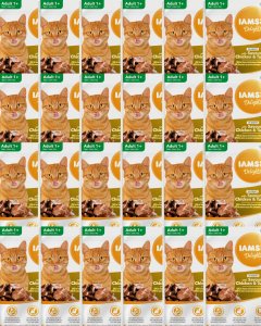 IAMS IAMS-Naturally karma dla dorosłych kotów, z aromatycznym kurczakiem i indykiem w sosie 24x85g 1