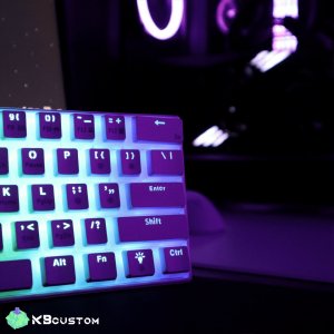 Klawiatura KBcustom KB61 - KBcustom - Hot Swap - Pudding Keycaps - Red Switch 2