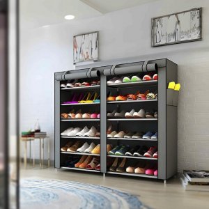 Severno Szafka materiałowa na buty, regał tekstylny XXL 5