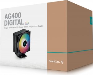 Chłodzenie CPU Deepcool AG400 Digital BK ARGB (R-AG400-BKADMN-G-1) 10