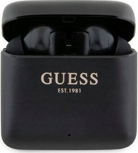 Słuchawki Guess Guess Printed Logo - Słuchawki Bluetooth TWS + etui ładujące (czarny) 1