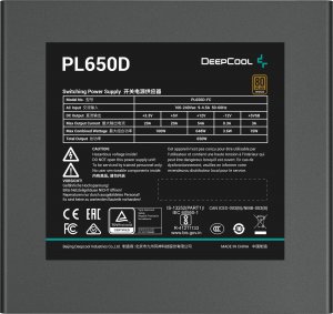 Zasilacz Deepcool PL650D 650W ATX 3.1 (R-PL650D-FC0B-EU-V2) 3