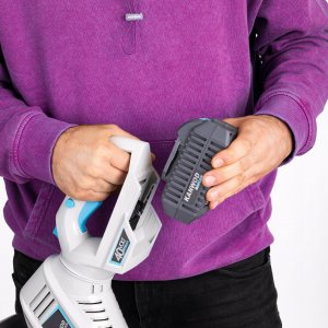 Kanwod PODKASZARKA AKUMULATOROWA 40V KOSA BEZPRZEWODOWA WYKASZARKA TRAWY 25CM 2