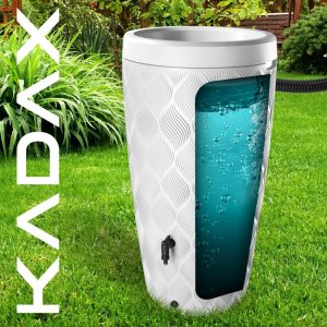 Kadax Zbiornik Na Deszczówkę 240L Beczka Pojemnik Na Deszcz Donica + Kran mocny 5