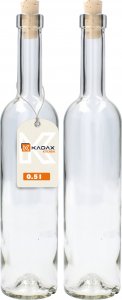 Kadax KADAX Butelka Nalewki Z Korkiem Wino fi19,5 2szt 1