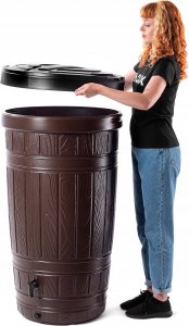 Kadax KADAX Zbiornik Na Deszczówkę 265L Pojemnik Zestaw 7