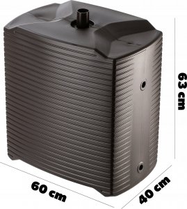 Kadax KADAX Zbiornik Na Deszczówkę 125L Pojemnik Zestaw 3