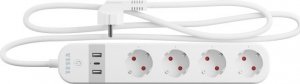 Listwa zasilająca Tesla 4 gniazda 2 m biała (TSL-SPL-SPS300) 7