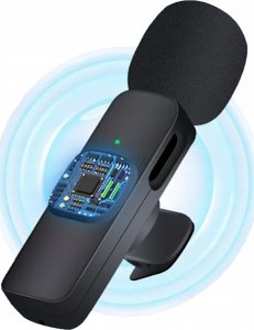 Mikrofon Slayo 2x Mikrofon Krawatowy Bezprzewodowy - Odbiornik USB-C - Adapter do iPhone 3
