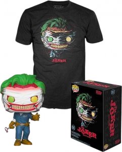 Figurka Funko Pop Zestaw Figurka i Koszulka Funko POP The Joker Exclusive M 1