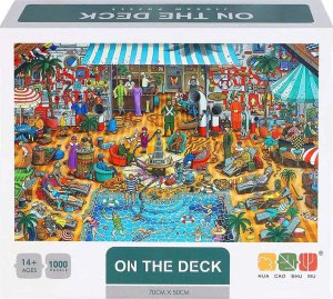 nerd hunters Puzzle "On The Deck" - Impreza przy basenie 1