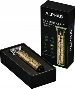 Trymer Alpha Barberski trymer do strzyżenia włosów i brody + grzebień 2