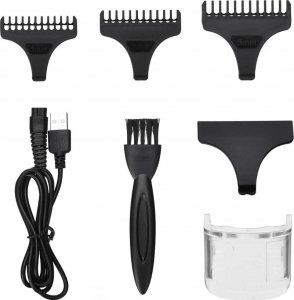 Trymer Alpha Barberski trymer do strzyżenia włosów i brody + grzebień 7