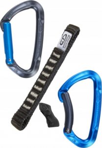 Climbing Technology Ekspres wspinaczkowy CT Lime B Set DY 17 cm niebieski (anthracite/blue elec.) 2