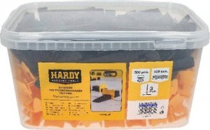 Hardy System do poziomowania płytek 3 mm Klipsy + Kliny 400 sztuk 1