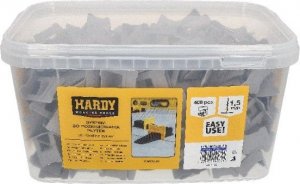Hardy Klipsy do systemu poziomowania Hardy 1,5 mm 400 sztuk 1