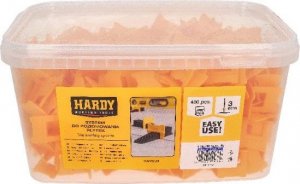 Hardy Klipsy do systemu poziomowania Hardy 3 mm 400 sztuk 1
