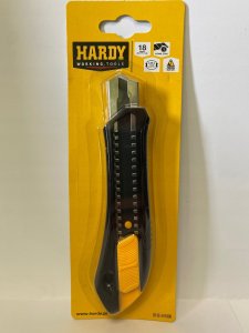 Hardy Nóż do tapet Tapeciak 18mm wzmocnione ostrze łamane z blokadą Hardy 1