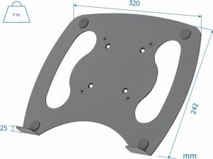 VETOUSON VESA podstawka pod monitor do 17" (VX-15A) 4