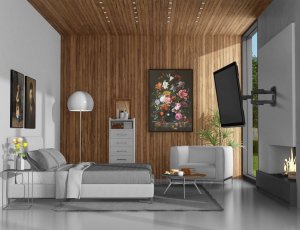 VETOUSON Długi 44cm UCHWYT TELEWIZORA WIESZAK TV 23-55 cali narożny MS410 10