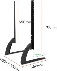 VETOUSON Stojak TV Podstawa do Telewizora Nogi Stopa Uchwyt Wieszak UNIWERSALNY 15