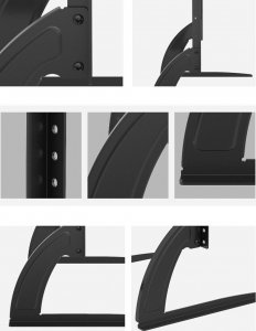 VETOUSON Stojak TV Podstawa do Telewizora Nogi Stopa Uchwyt Wieszak UNIWERSALNY 10