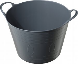 Kosz na pranie Kadax KADAX Kosz Plastkowy Na Pranie Uniwersalny 26L Kwadratowy Uchwyty Popiel 6
