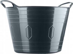 Kosz na pranie Kadax KADAX Kosz Plastkowy Na Pranie Uniwersalny 26L Kwadratowy Uchwyty Popiel 7