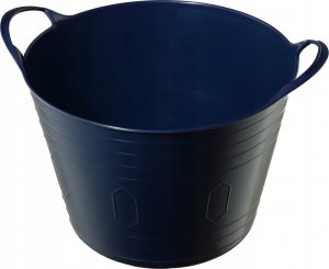 Kosz na pranie Kadax KADAX Kosz Plastkowy Na Pranie Uniwersalny 26L Kwadratowy Uchwyty Granat 7
