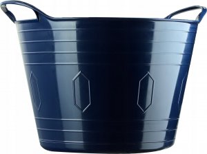 Kosz na pranie Kadax KADAX Kosz Plastkowy Na Pranie Uniwersalny 26L Kwadratowy Uchwyty Granat 8