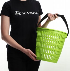 Kosz na pranie Kadax KADAX Kosz Wiadro 12L Ażurowy Na Owoce Pranie 2